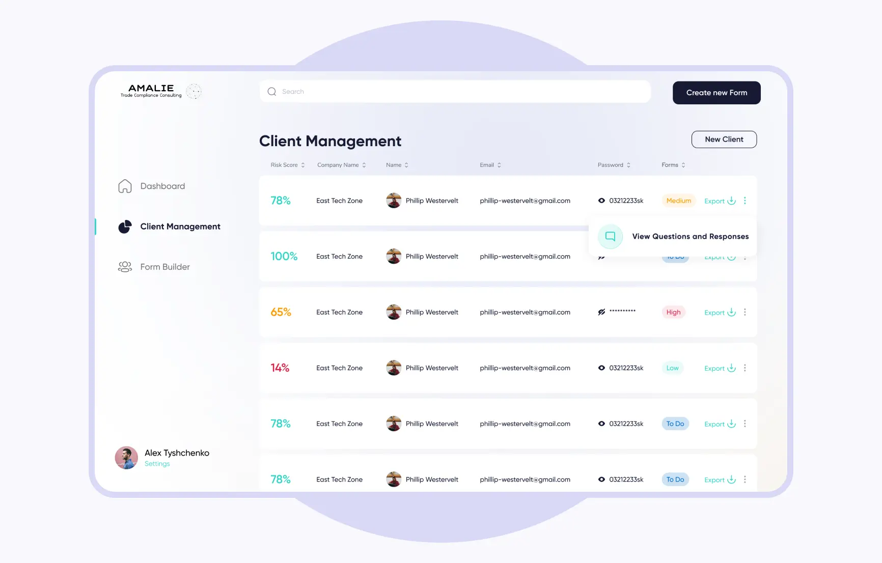 Project Risk Assessment Software Development