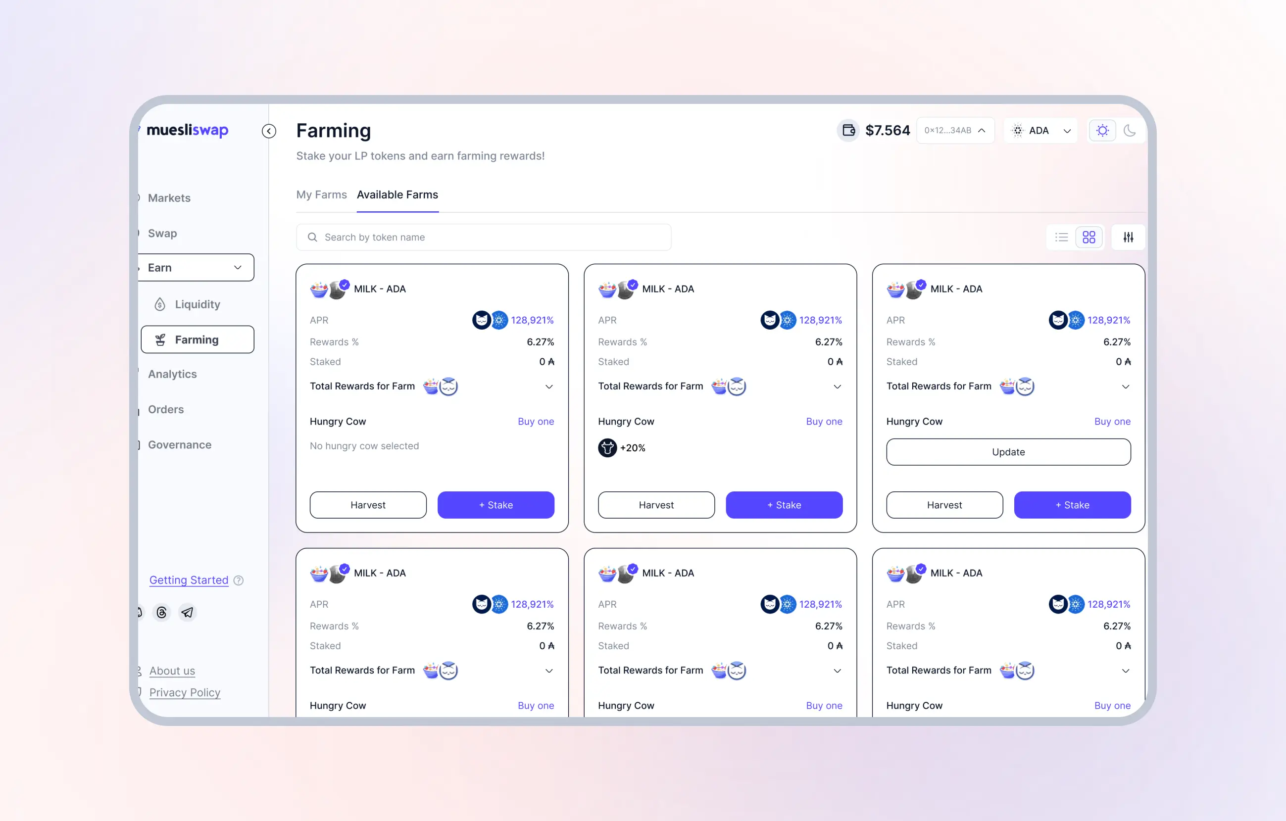 Dex Platform Development