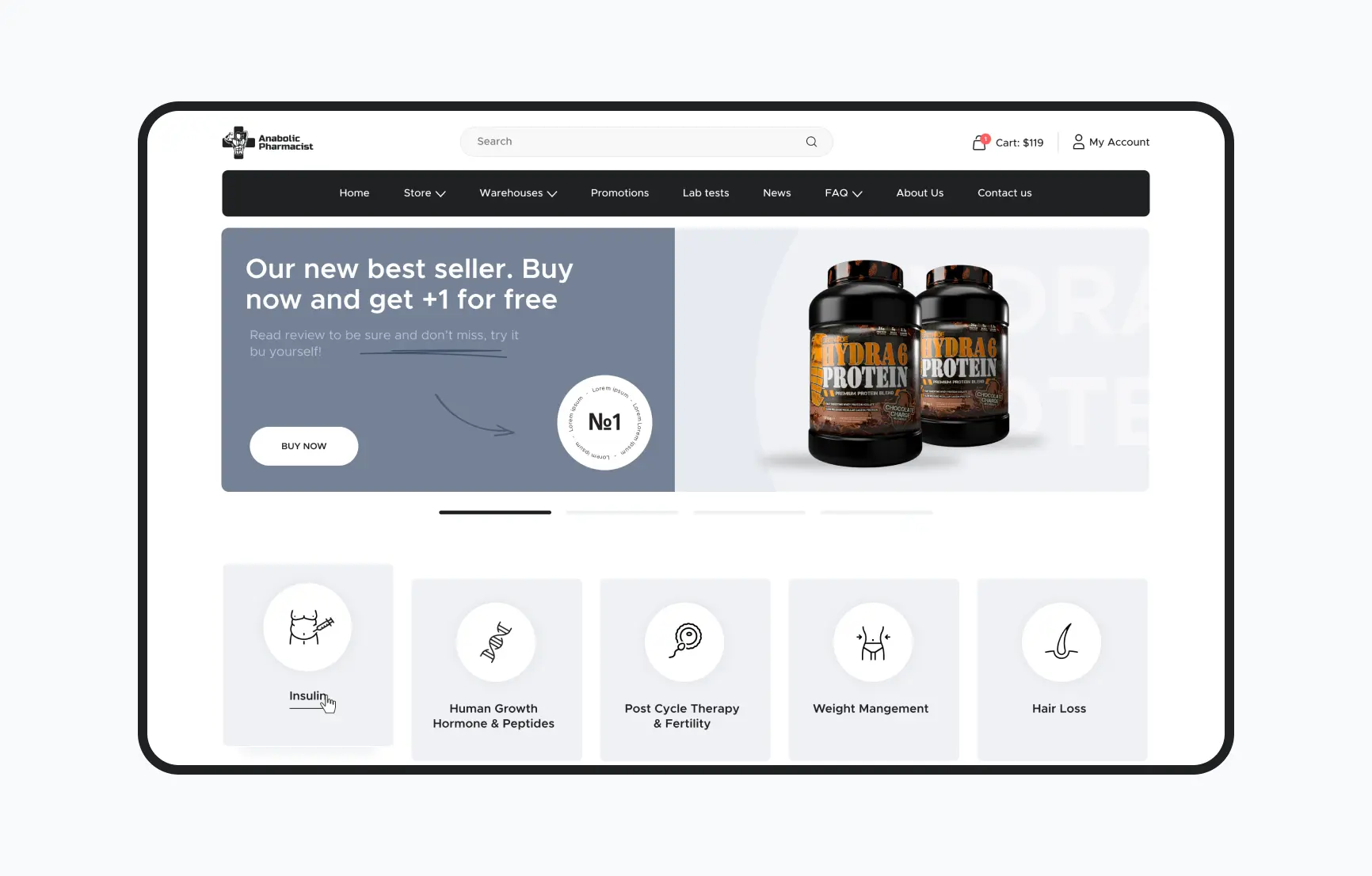Project Online Pharmacy Website Development